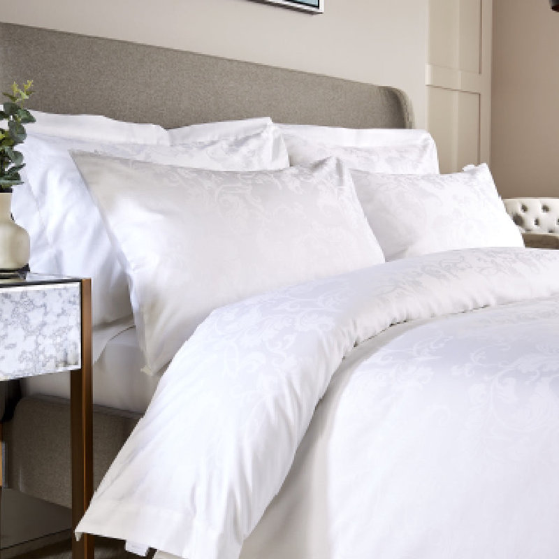 Chewning Sateen Rococo Jacquard Pillowcases - Set of 2