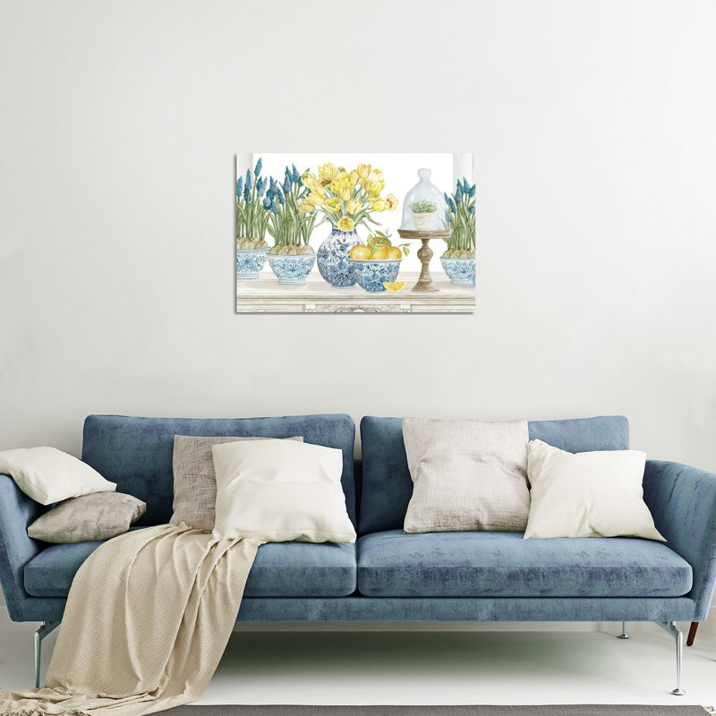«Spring Blooms» par Cindy Jacobs - impression non encadrée, H 16 po x l 24 po x P 0,25 po
