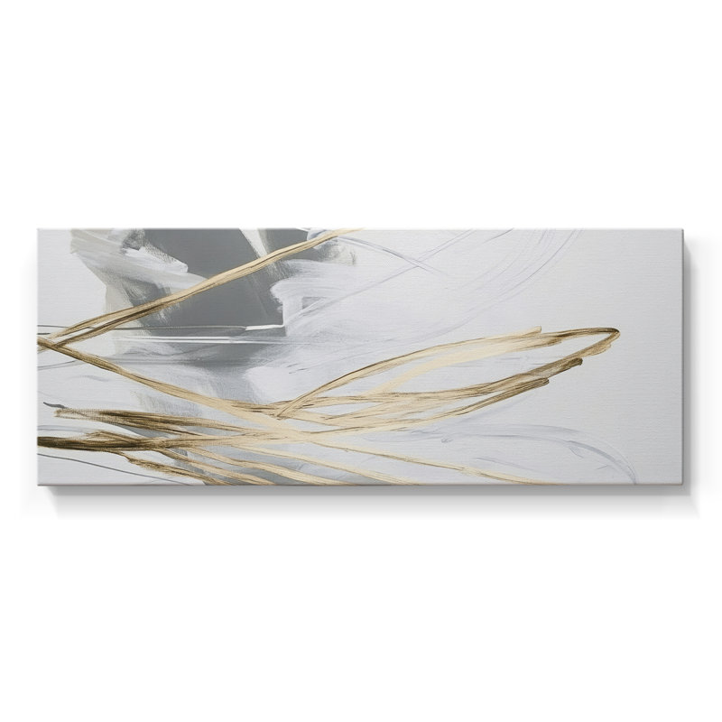 Abstract Series 8 #XXX-Wide Gallery Wrapped Canvas, 12" H x 30" W