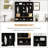 Wide Design Hall Tree with Storage Bench, Minimalist Shoe Cabinet with Cube Storage & Shelves, Multifunctional Coat Rack with 8 Hooks-1099184938