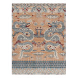 Distressed Homage Animal Print Area Rug