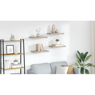 Ensemble de 4 tablettes murales pour cadres photo