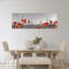 «Vibrant Poppy Field Abstract Contemporary Poppy Flower Landscape», art mural-834340764