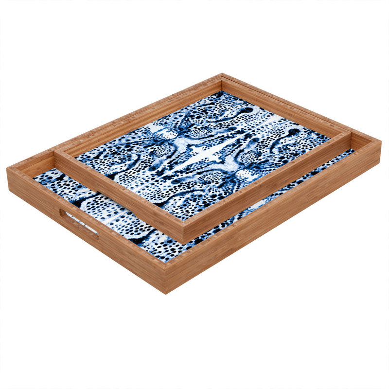 Plateau de repose-pieds/table basse symétrique Mckeehan