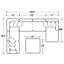  Canapé modulaire rembourré 4 pièces Dhiaan-964745440
