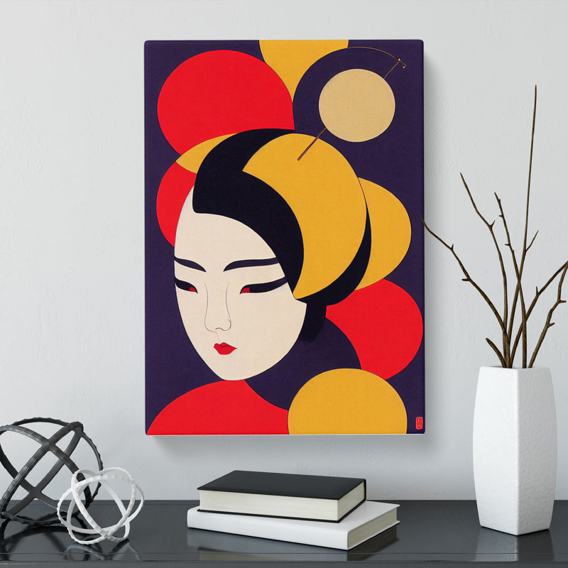 Asian Woman - Wrapped Canvas, 76cm H x 50cm W x 3cm D