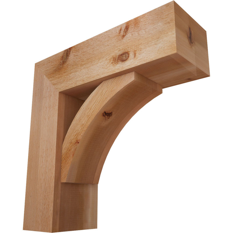 Support pour scie rugueuse avec support décalé, l 8 po x P 24 po x H 24 po, cèdre rouge de l'Ouest, 24 x 24