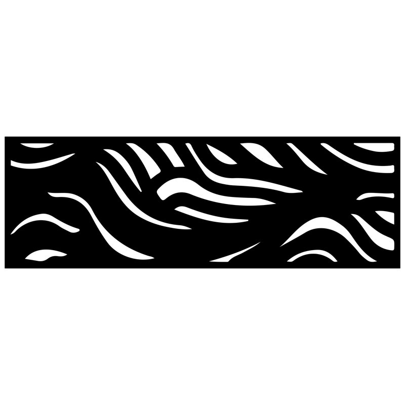 Panneau d'intimité 16 po x 48 po Waves