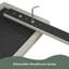 Lit plateforme tapissier avec tête de lit ajustable, rembourré en tissu de lin, lit plateforme de style simple et moderne sans sommier, assemblage facile-1286065933-1286065934