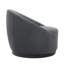 Fauteuil demi-tonneau pivotant rembourré Aunna-1337935450