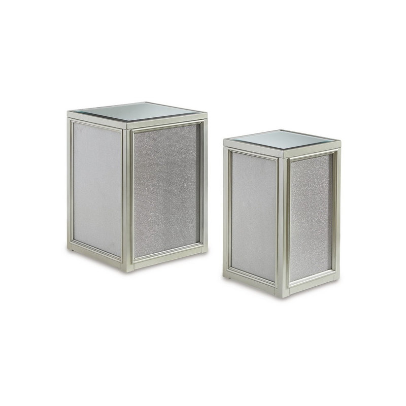 Barbet Glass Top Nesting Tables