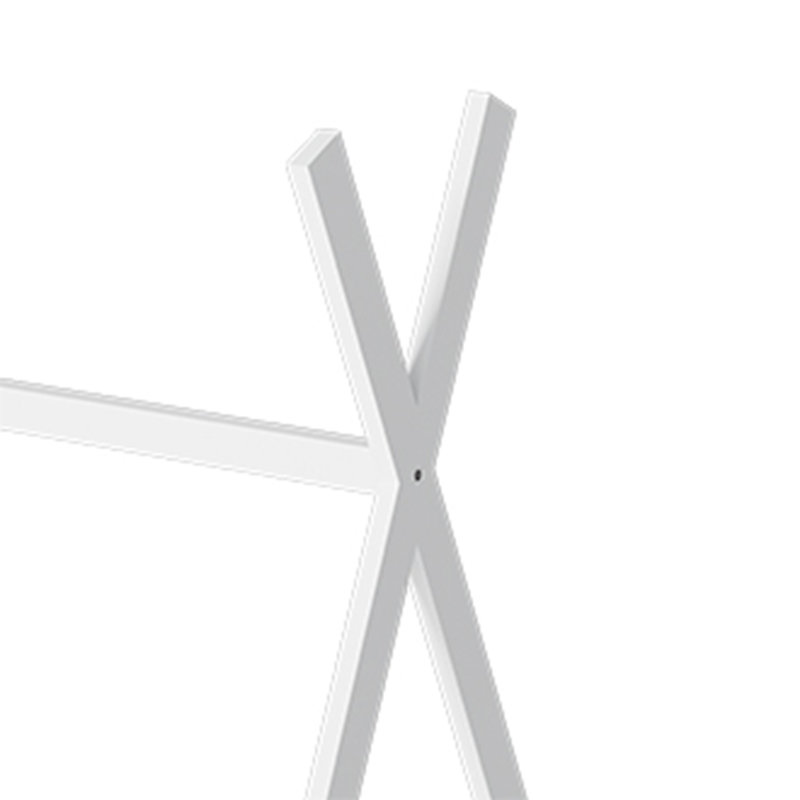 Floor Bed Frame For , Wooden Montessori Floor Bed,House Bed For  Girls Boys, Tent Beds, White With Guardrail