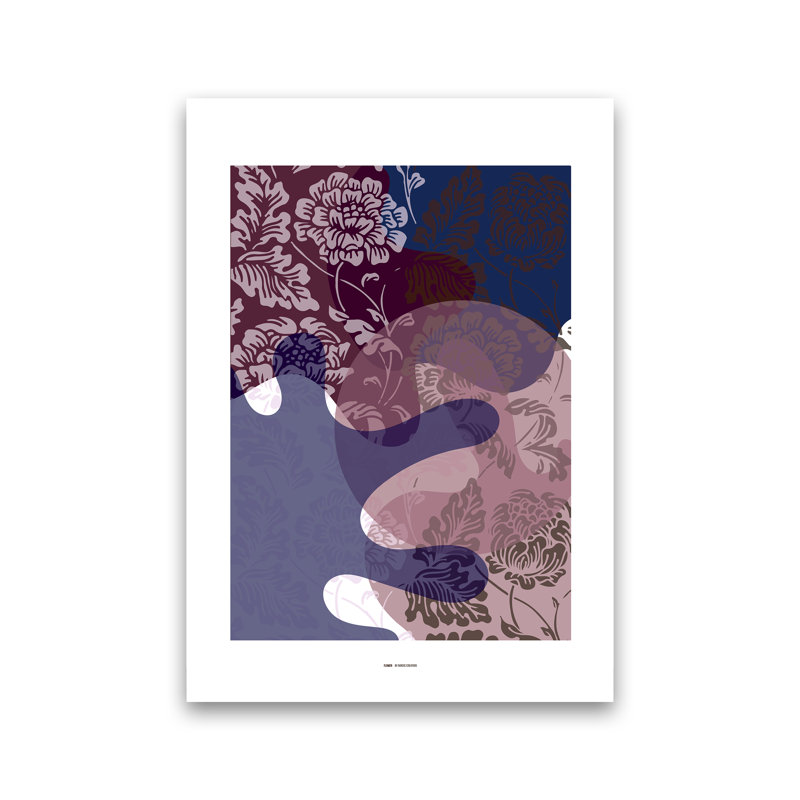PJ-836-17 Flower - Print, No Framed, 84.01cm H x 59.4cm W x 1cm D