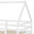 House Low Bunk Bed With Ladder-1259735040