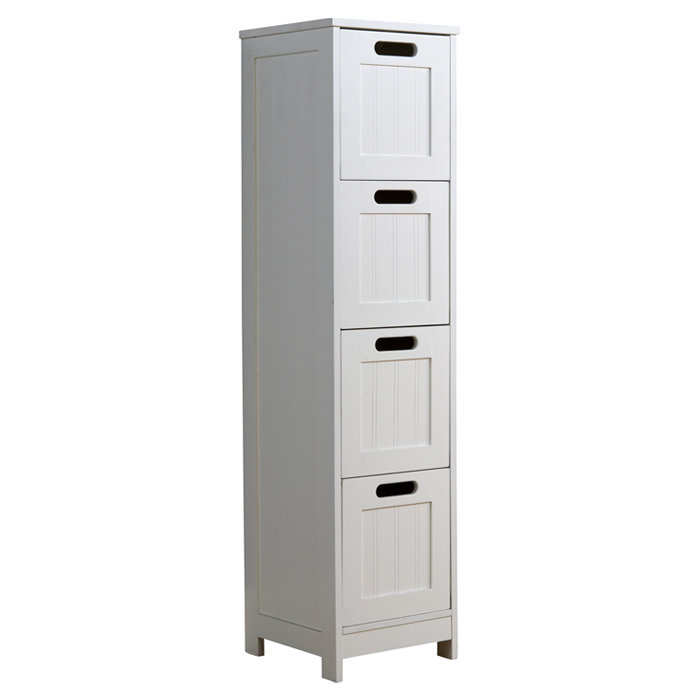 Ancha Linen Cabinet, White