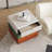 19.6'' W Nightstand With Rotating Storage, Bedside Table With 3 Drawers, Modern End Table, No Assembly Required