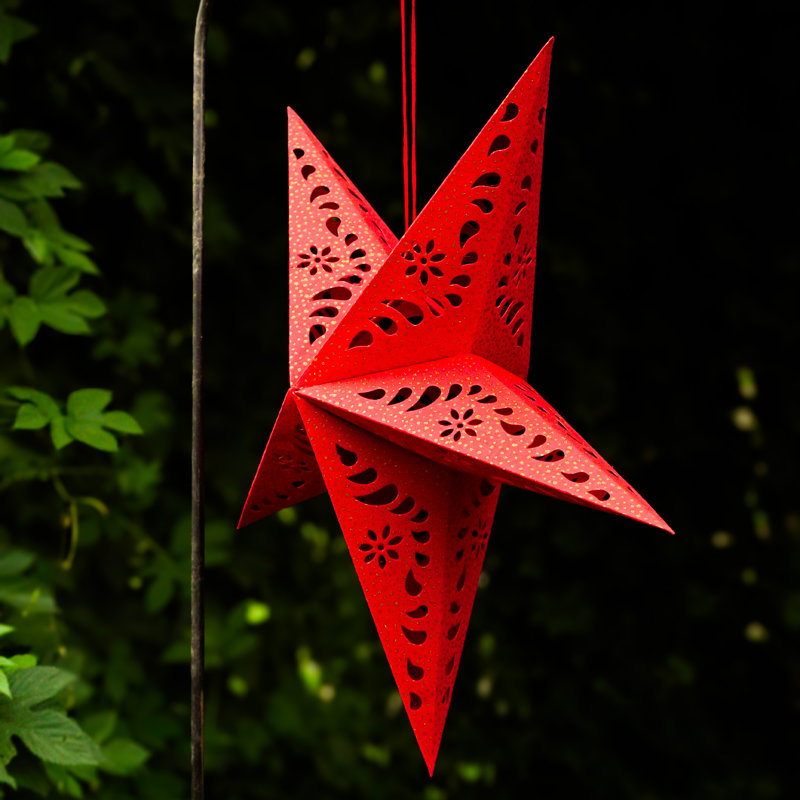 Lanterne en papier, Rouge
