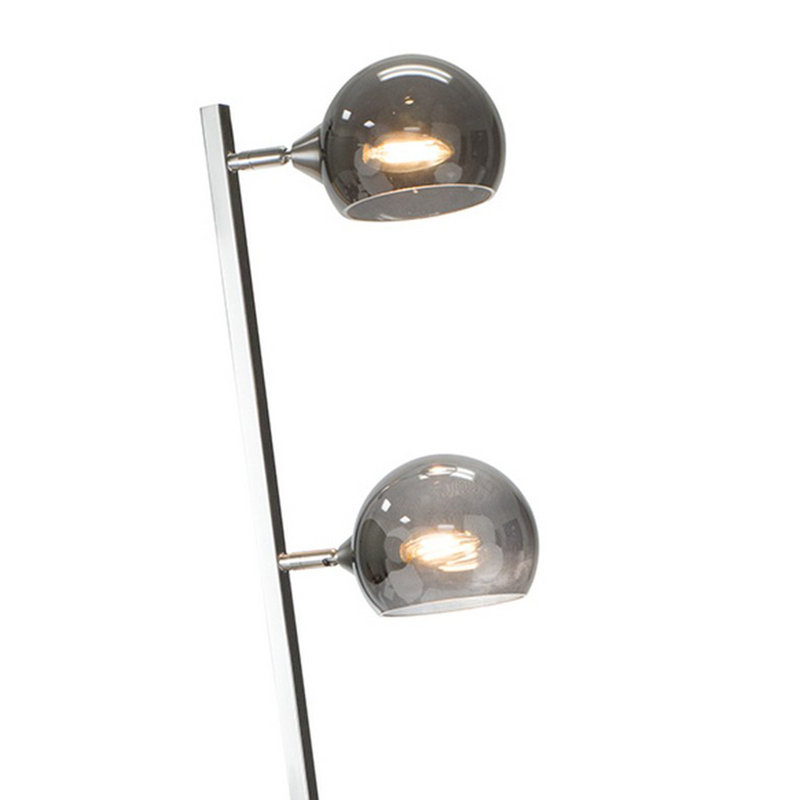 Lampe sur pied à branches en nickel 60 po Jaelys