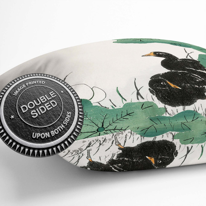 Floral Square Throw Cushion, 40cm H x 40cm W x 15cm D