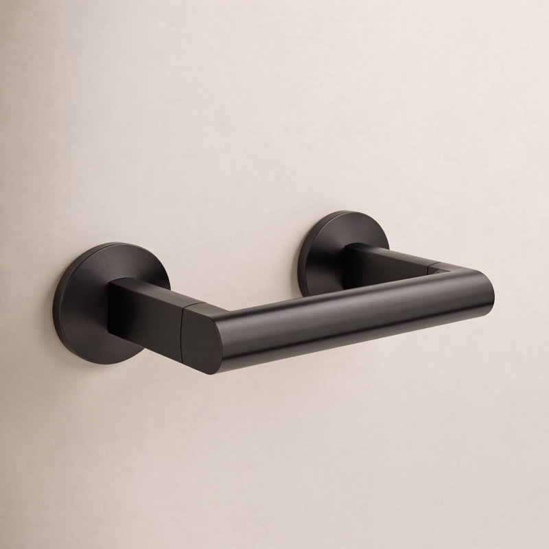 Components™ Pivoting Toilet Tissue Holder, Matte Black