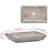 VidaXL Marble Rectangular Bathroom Sink-92991724