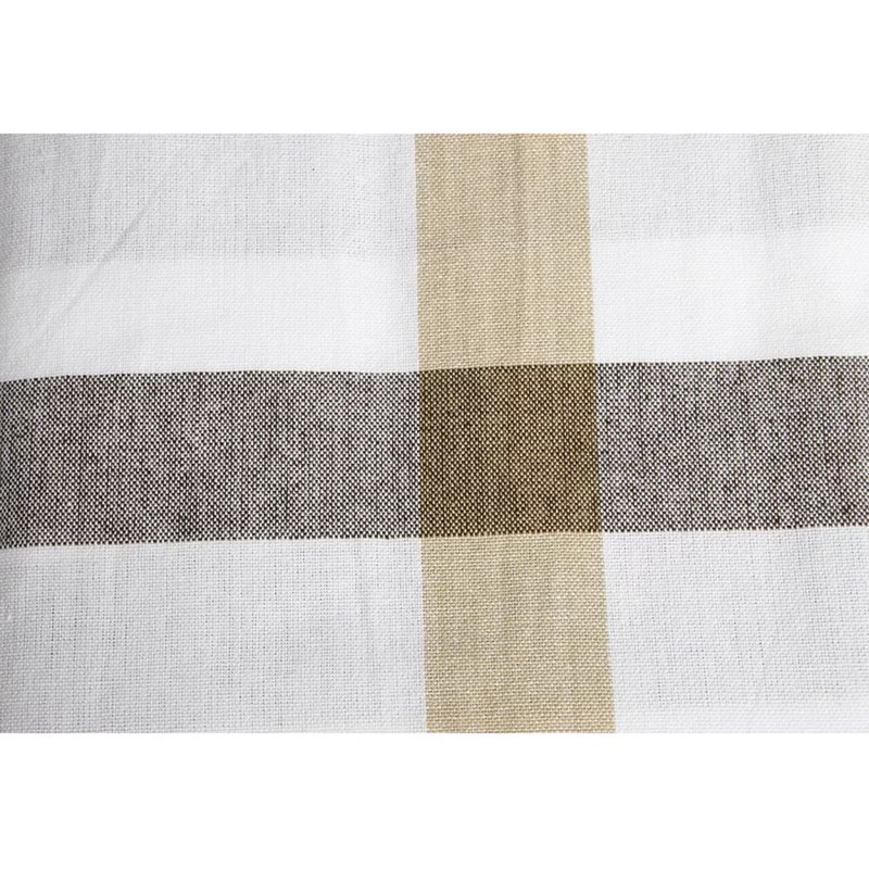 Napperon en coton 13 po Stahlman, Taupe / Brun