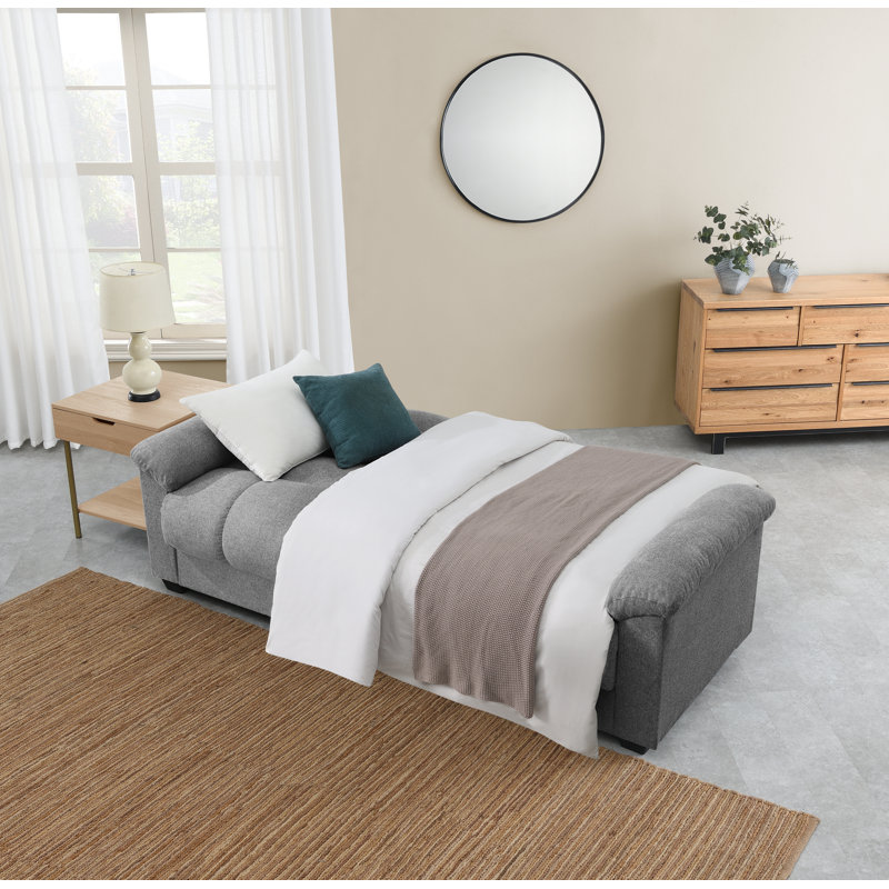 Laymantown Sofa Bed, Grey Chenille, 3