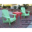 Table d'appoint Weathercraft Adirondack, bois massif de pin traité sous pression avec finition résistante aux intempéries, 15 options de couleurs Sherwin-Williams, entièrement assemblée, fabriquée aux États-Unis-98781282