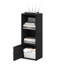 Bibliothèque à 3 niveaux avec armoire à une porte-1178390931