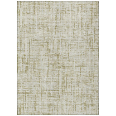 Machine Washable Indoor/Outdoor Colman ACN2130 Striped Rug