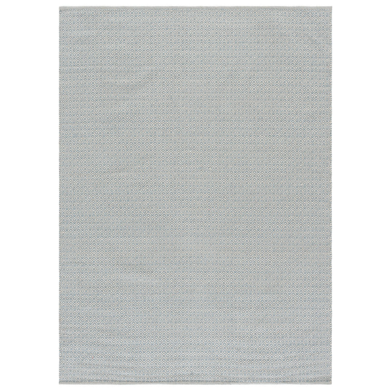 Bester Hand Woven Cotton Geometric Rug, Rectangle 5' x 7'