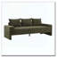84.5 In. 3 Seater Modern Upholstered Velvet Sofa-1872366649-1872366648