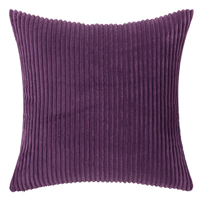 Housse de coussin réversible en velours côtelé Corduroy