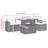 Vidaxl Garden Sofa Set Brown