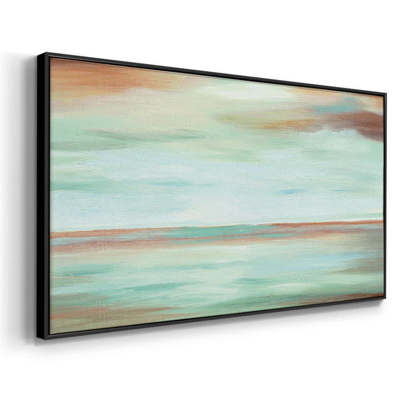 Endless Sky - Toile tendue avec châssis encadré - Prêt à accrocher, Noir, H 21 po x l 41 po