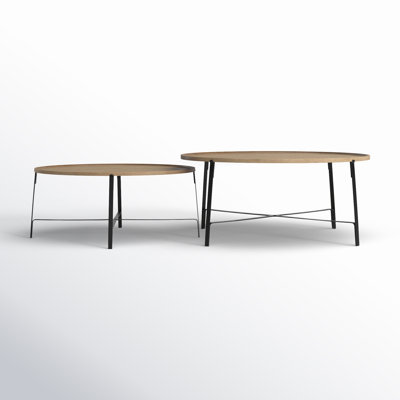Minori Solid Wood Nesting Coffee Table