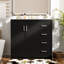 Modern Style 36'' Bathroom Vanity With Ceramic Sink: Cabinet, Ample Drawer Space Materials, Spacious Drawers