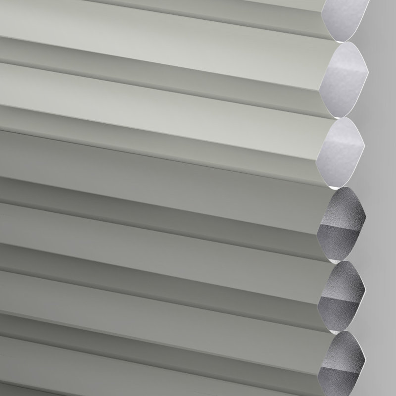 Chainless Day and Night Cellular Shade, Gris, L 41 po x L 48 po
