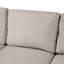 Canapé-lit modulaire en forme de U de 109 po avec deux ports USB, une méridienne de rangement et quatre coussins de dossier pour le salon, beige