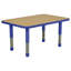 Table rectangulaire d'activités en T avec moulures totales réglables-109512140-109512142-109512145