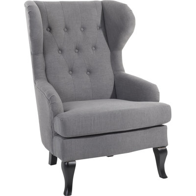 Aleshia Upholstered Wingback Chair
