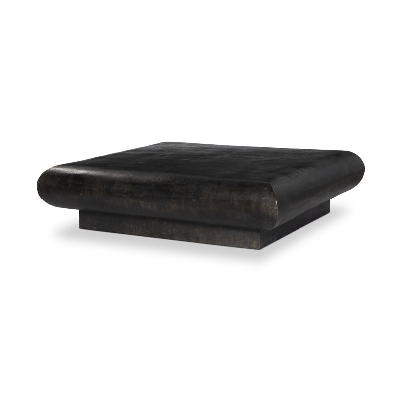 Ziven Outdoor Coffee Table-55.5"-Distressed Bronze