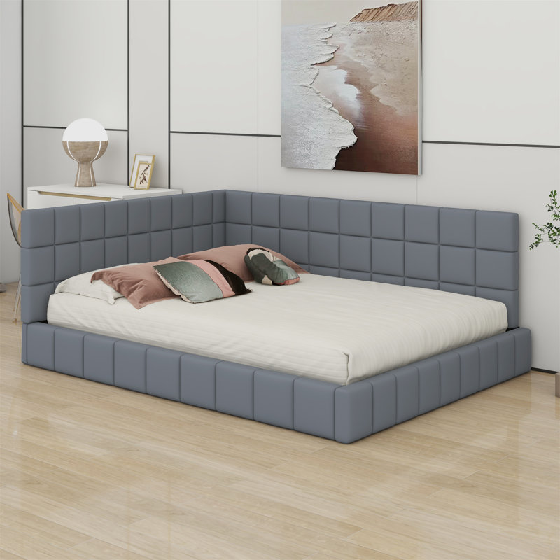 Upholstered Daybed, Grey