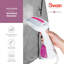 Swan SI12020N Handheld Garment Steamer, Lightweight, Removable Fabric Brush, Extra-Long 1.9m Power Cable, 1100W, 250ml Water Tank,White and Pink