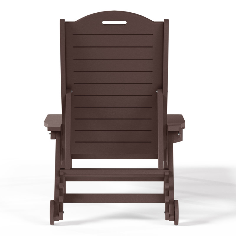 Chaise longue inclinable Brighton, Brun