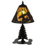 Rustic Lodge Table Lamp