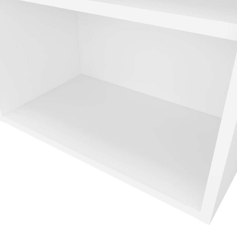 Armoire murale pour le rangement de la cuisine en blanc - 36 x 21 x 12, tablettes ouvertes, à gratter, économise de l'espace sur le comptoir, peut accueillir des épices, des bols, des pots avec une résistance aux rayures 36 po x 21 po x 12 po, se range