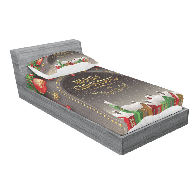 Microfiber Sheet Set, Twin Sheet Set with Fitted Sheet and 1 Pillowcase