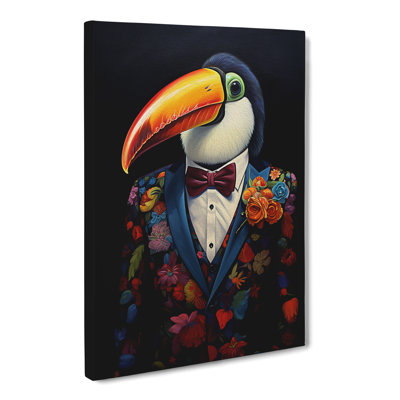Toucan In A Suit - No Frame Print