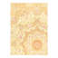 Tapis unique en laine et soie 9 pi 6 po x 13 pi 3 po beige, rose, or